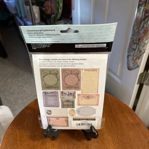 Provo Craft Etcetera Dimensional Ephemera - 12 Pieces - NIP - Picture 2 of 3